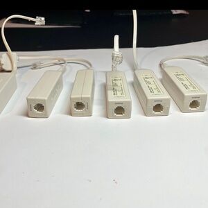 (Bundle) 2WIRE DSL FILTER FOR 2-LINE PHONES (6) (NEVER USED)